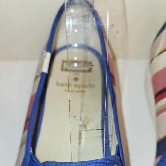Kate Spade New York x Keds "Triple Decker" Canvas Slip-on Sneakers sz.8 Ret $125 - Picture 4 of 9